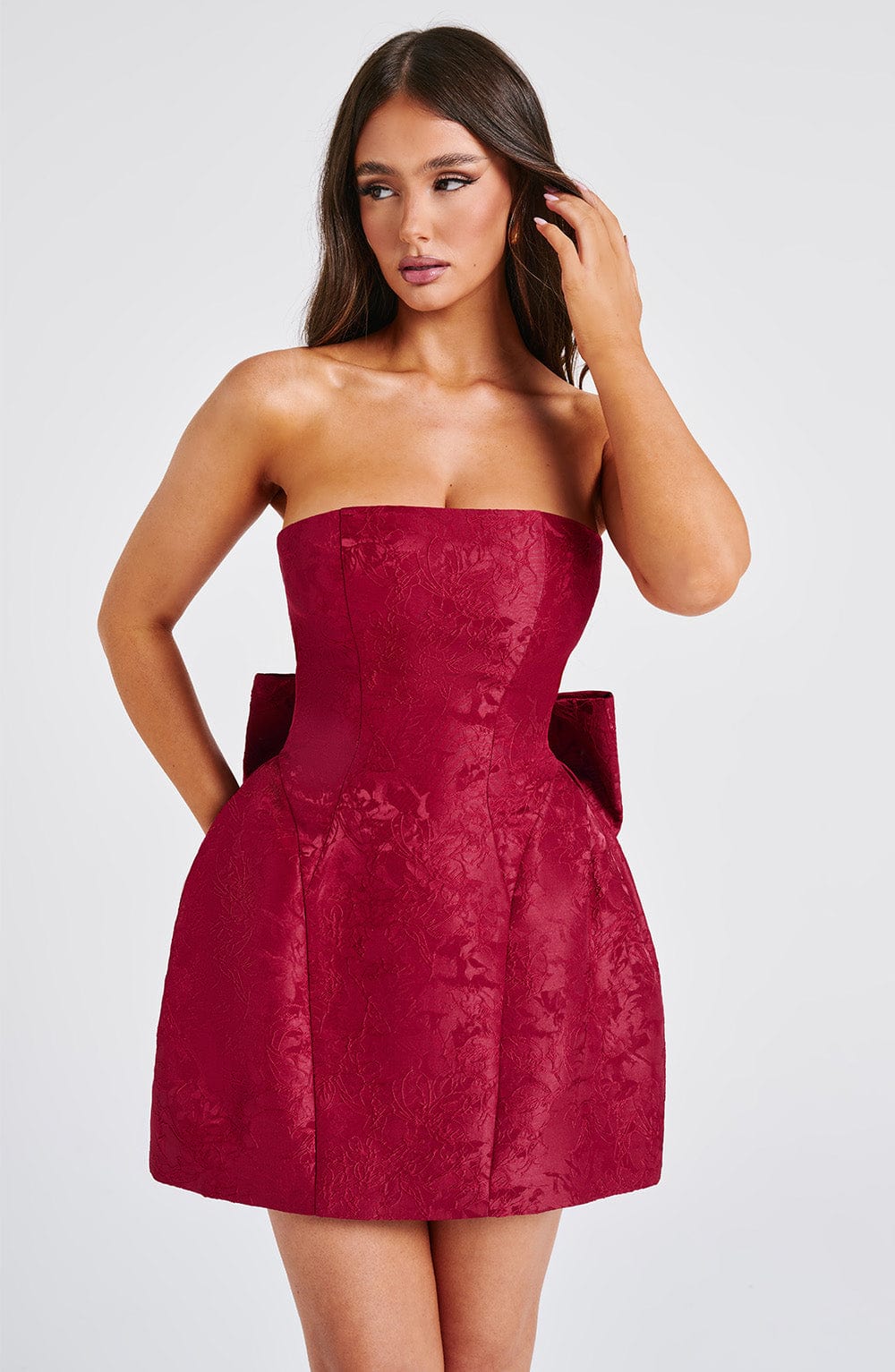 Mini abito Elenora - Rosso