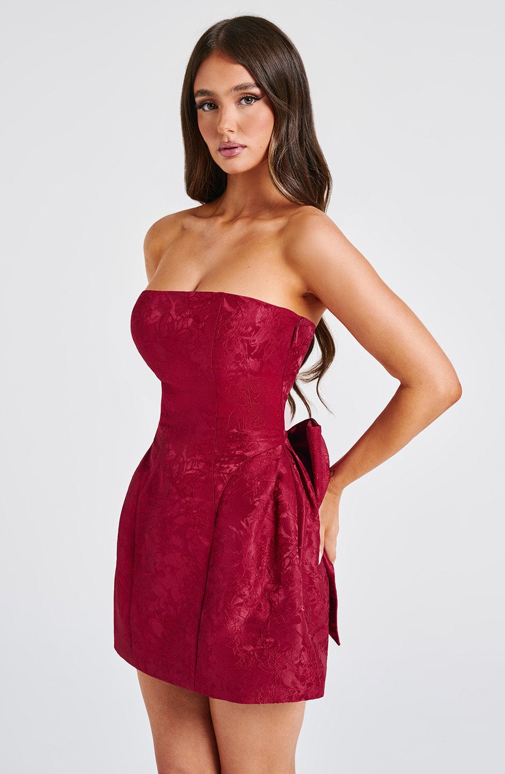 Mini abito Elenora - Rosso