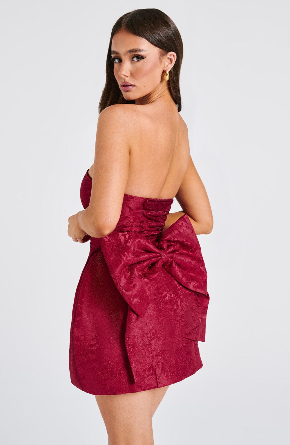 Mini abito Elenora - Rosso