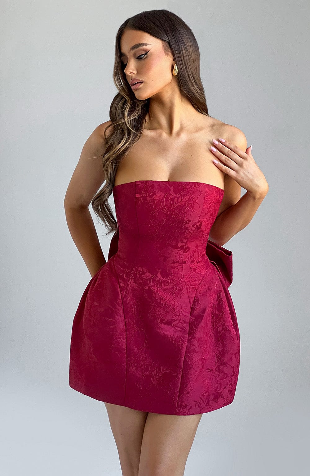 Mini abito Elenora - Rosso