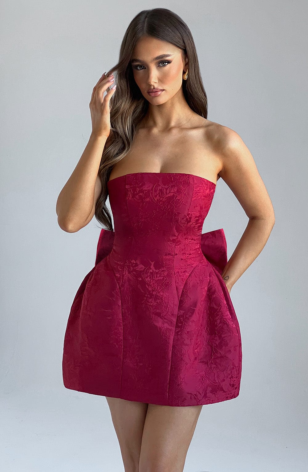 Mini abito Elenora - Rosso