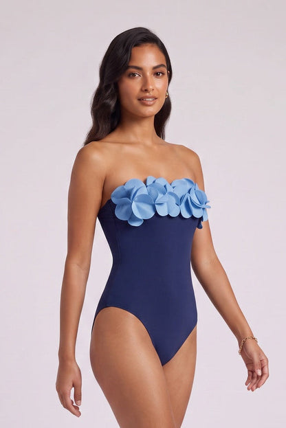 marguerite Flower Bodycon Swimsuit