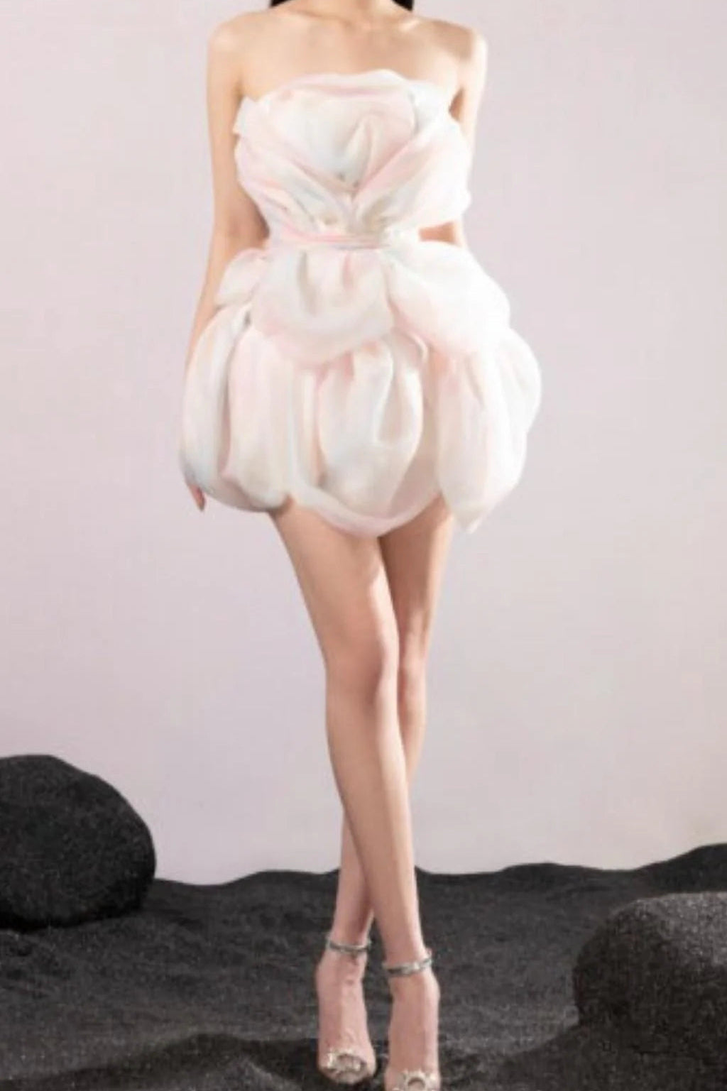 FLOWER BUD RAINBOW MINI DRES