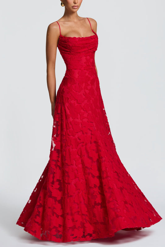 Francis Maxi Dress - Red