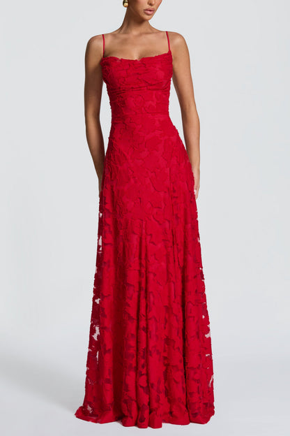 Francis Maxi Dress - Red