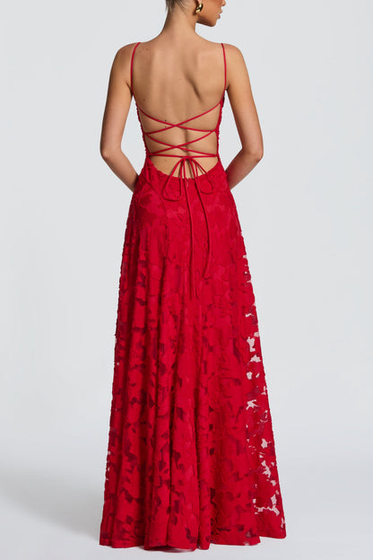 Francis Maxi Dress - Red