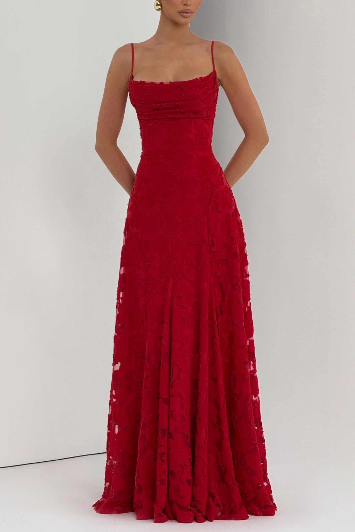 Francis Maxi Dress - Red