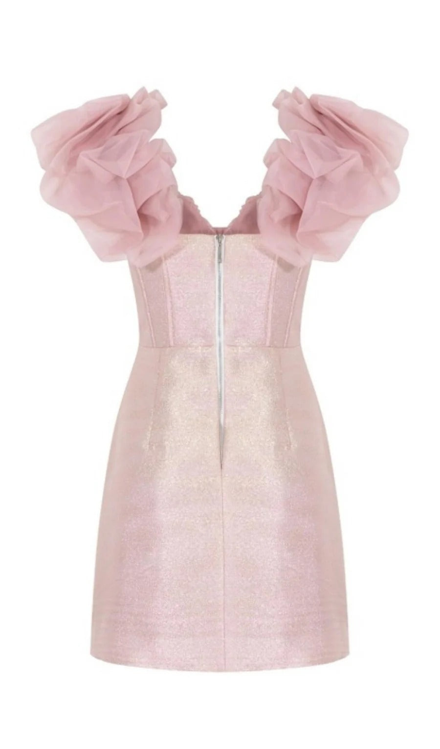 FISHBONE CORSET MINI DRESS