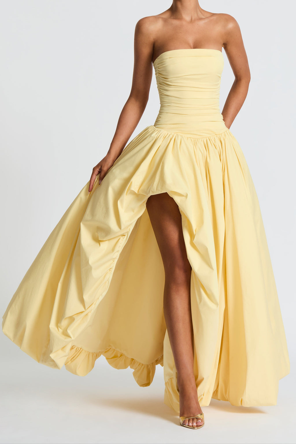 Jillian Maxi Dress - Lemon