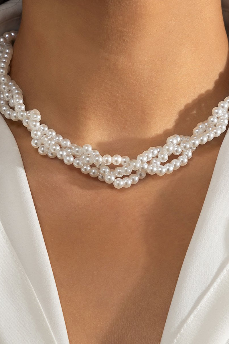 Multi-Layered Pearl Necklace