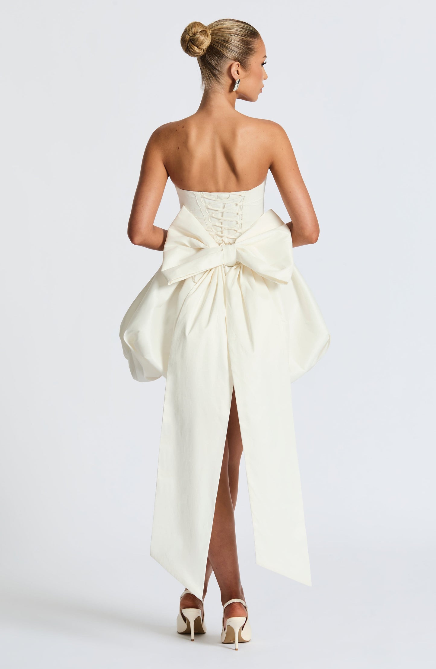 Lotus Ivory Mini Dress - Romantic Lace Party Dress
