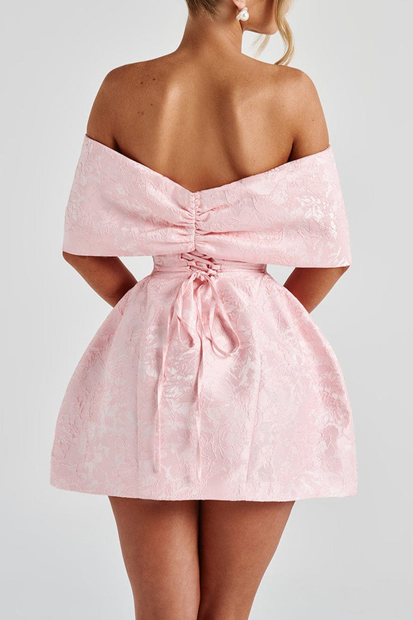 Raquel Mini Dress - Blush