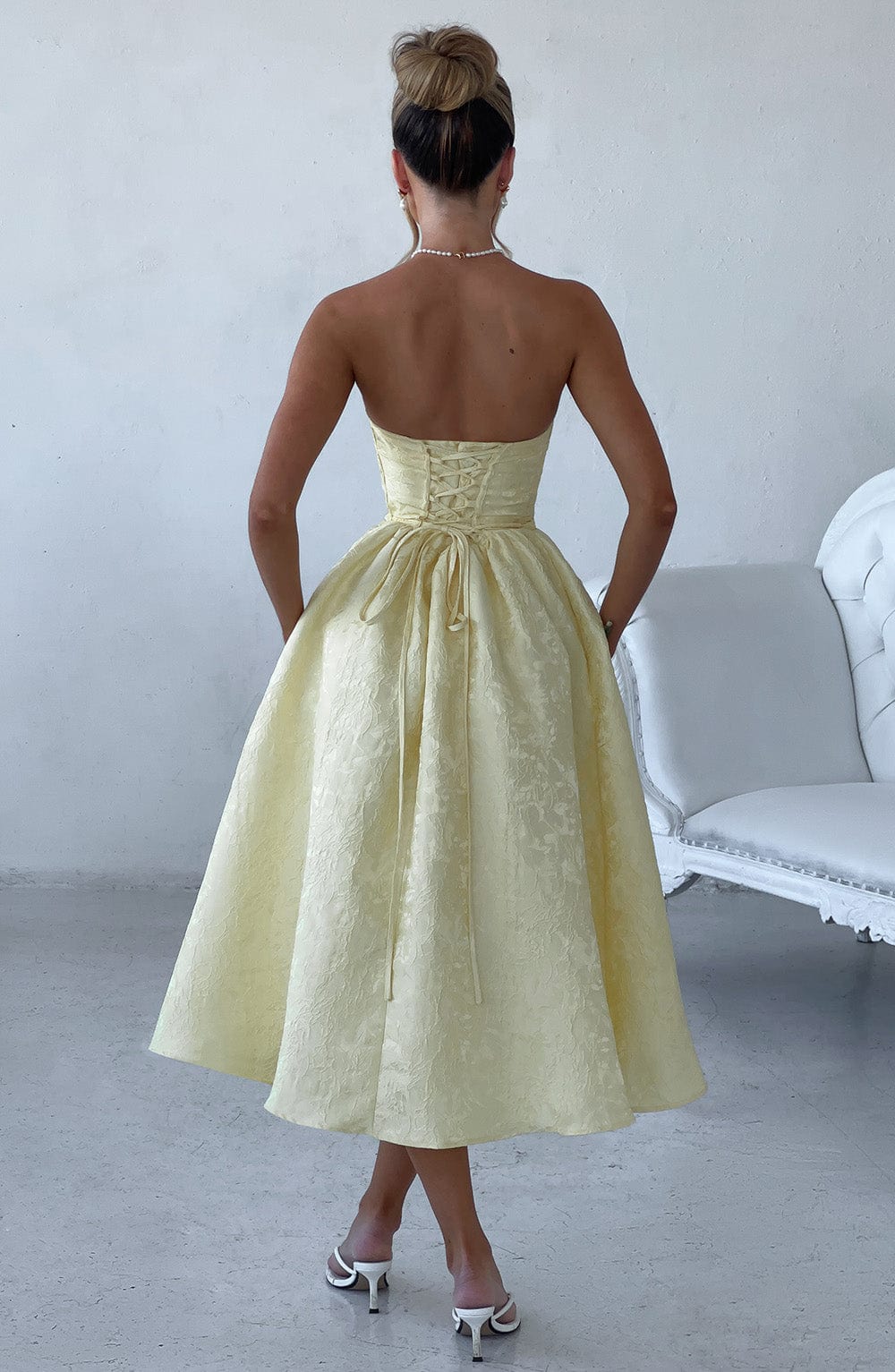 Abito midi Saoirse - Limone