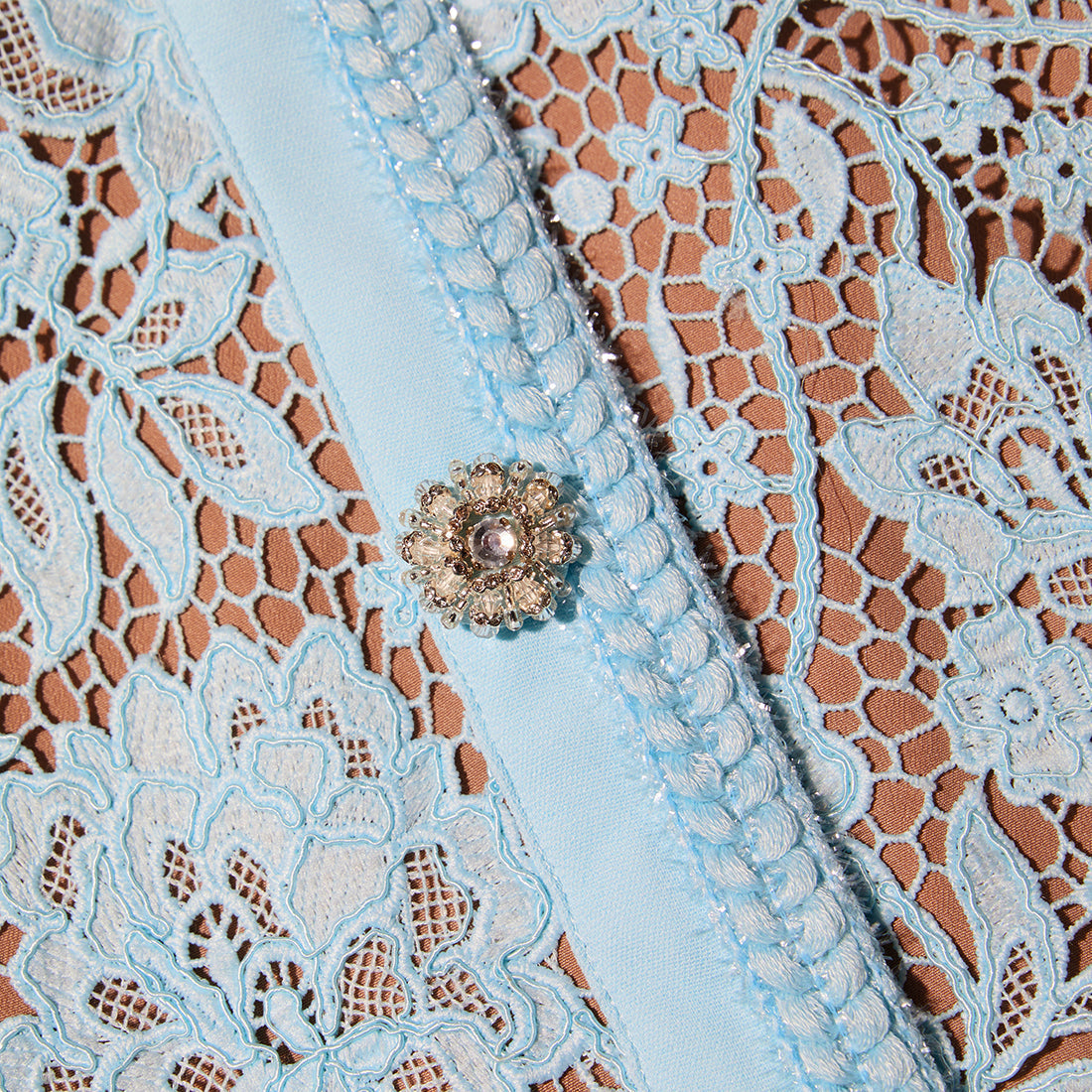 Sily | Guipure Lace Mini Dress