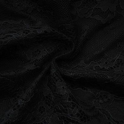 Sylvie black faux-pearl embellished dress